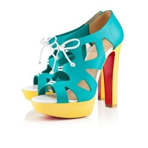 Christian Louboutin - FOSSILE 140 platform sandal - Size 40.5
